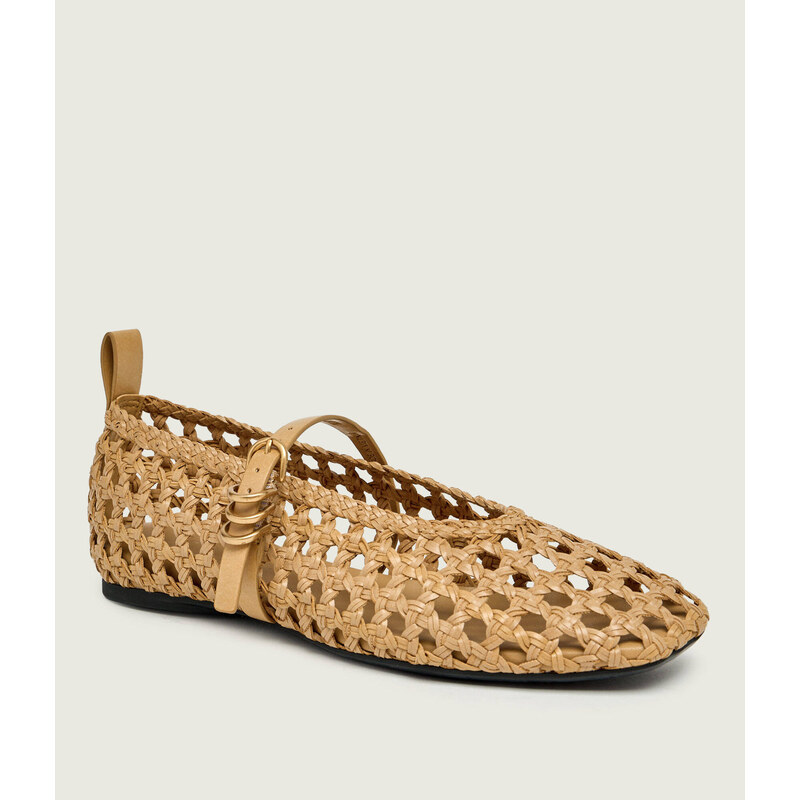 Rag&Bone Baleríny Spire Mary Jane s přídavkem kůže