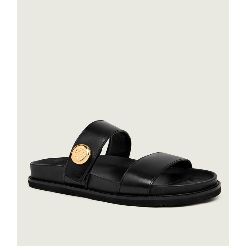 TORY BURCH Kožené pantofle ROMY
