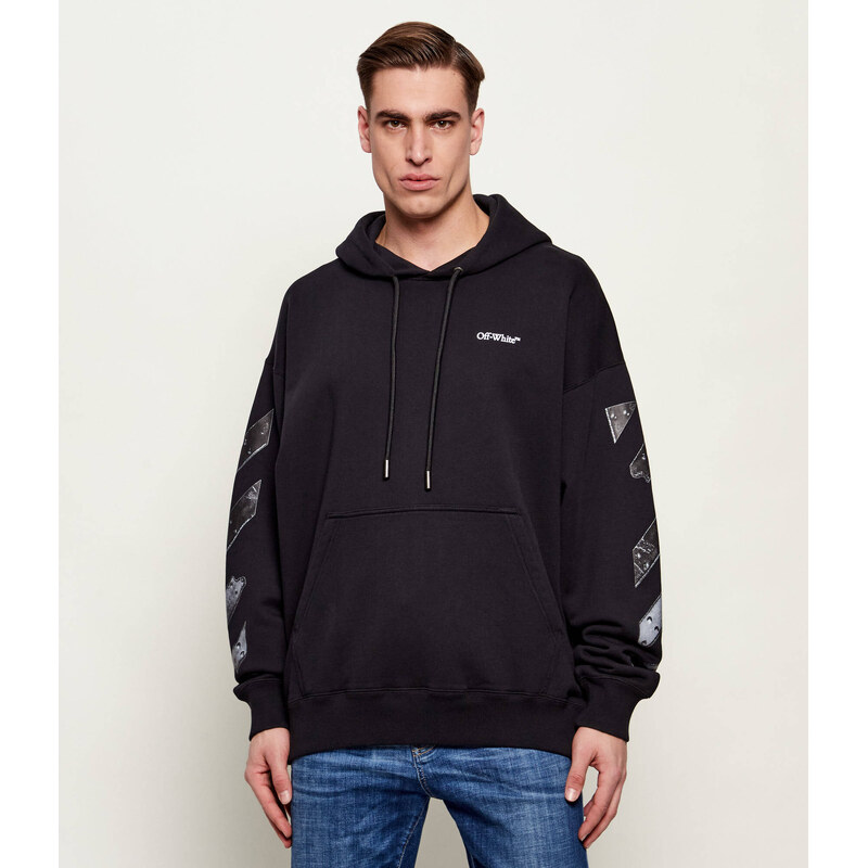 OFF-WHITE Mikina METAL ARROW | Relaxed fit