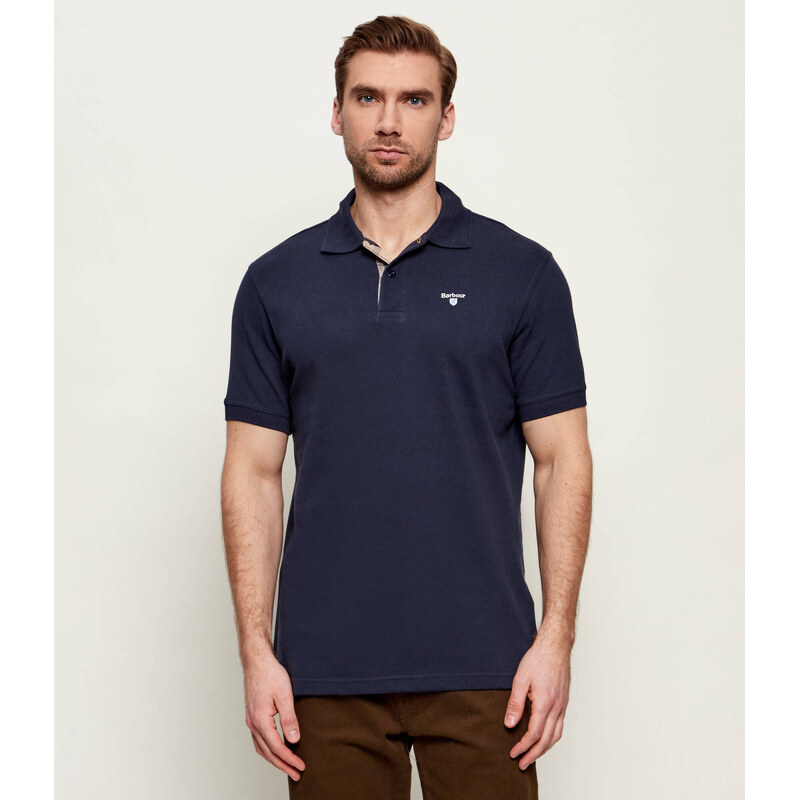 Barbour Polokošile Tartan | Slim Fit | pique