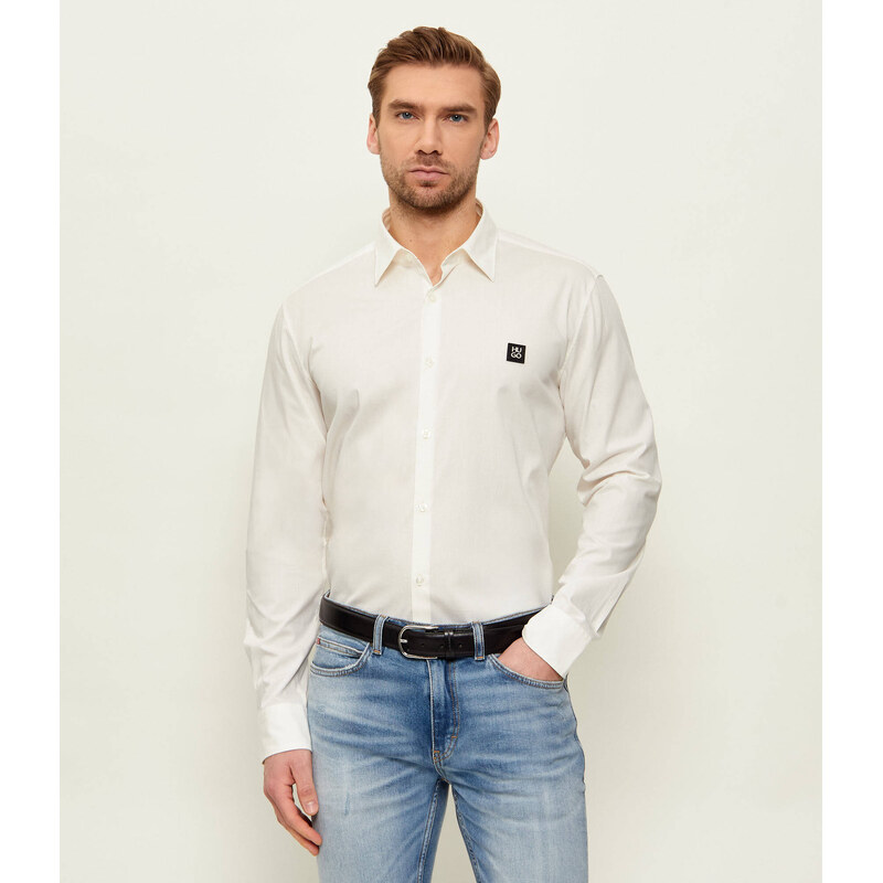 HUGO Košile Ermo | Slim Fit | stretch