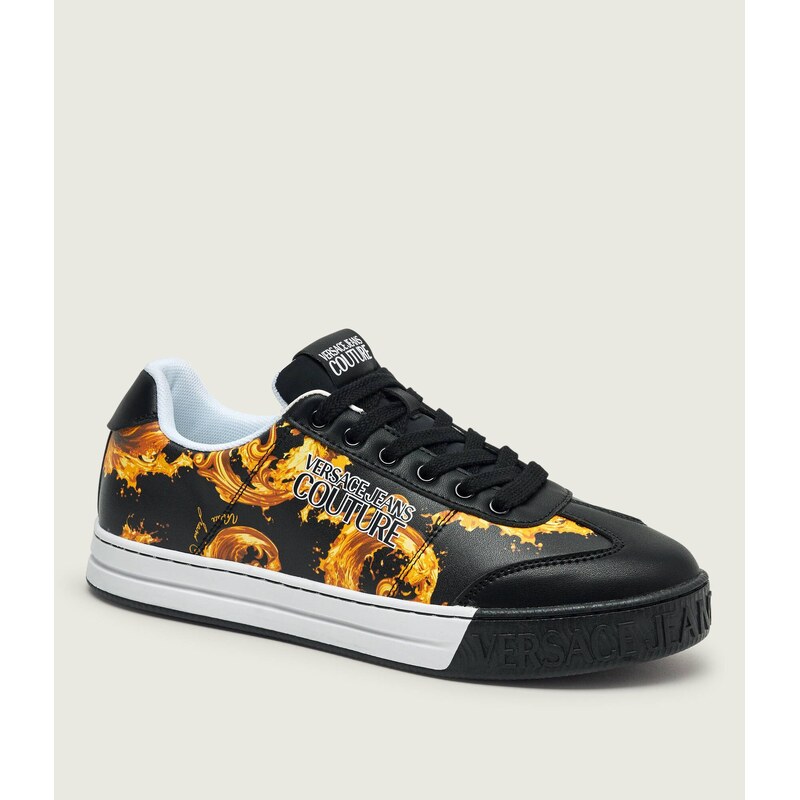 Versace Jeans Couture Tenisky FONDO COURT 88 DIS. SK6 s přídavkem kůže