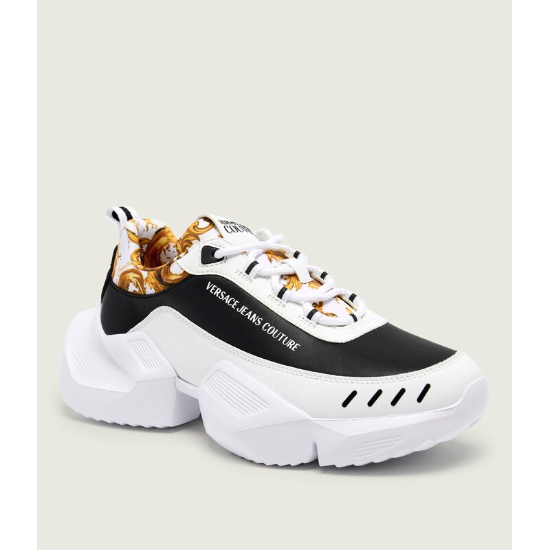Versace Jeans Couture Tenisky FONDO GRAVITY DIS. SU5 s přídavkem kůže