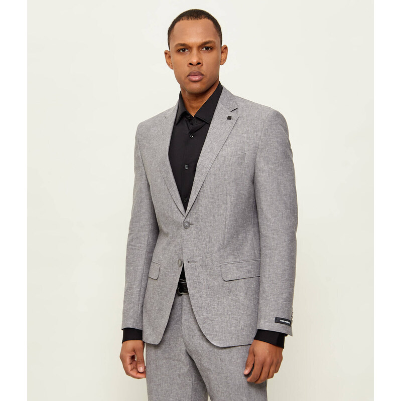 Karl Lagerfeld Sako TRACE | Modern fit přidáním lnu