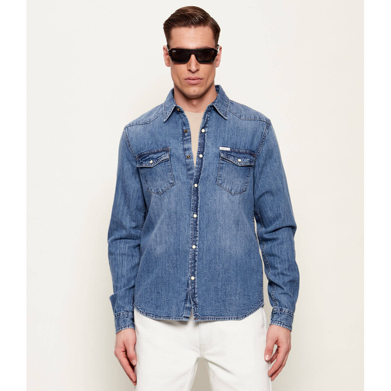 Guess Jeans Džínová košile | Slim Fit