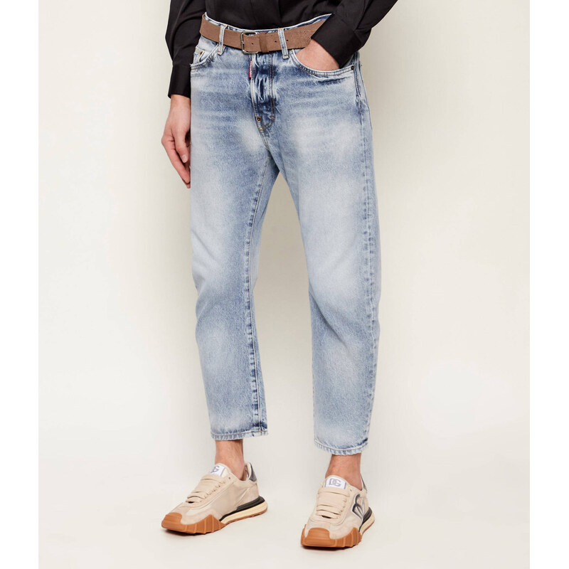 Dsquared2 džíny modré barvy v loose fit střihu
