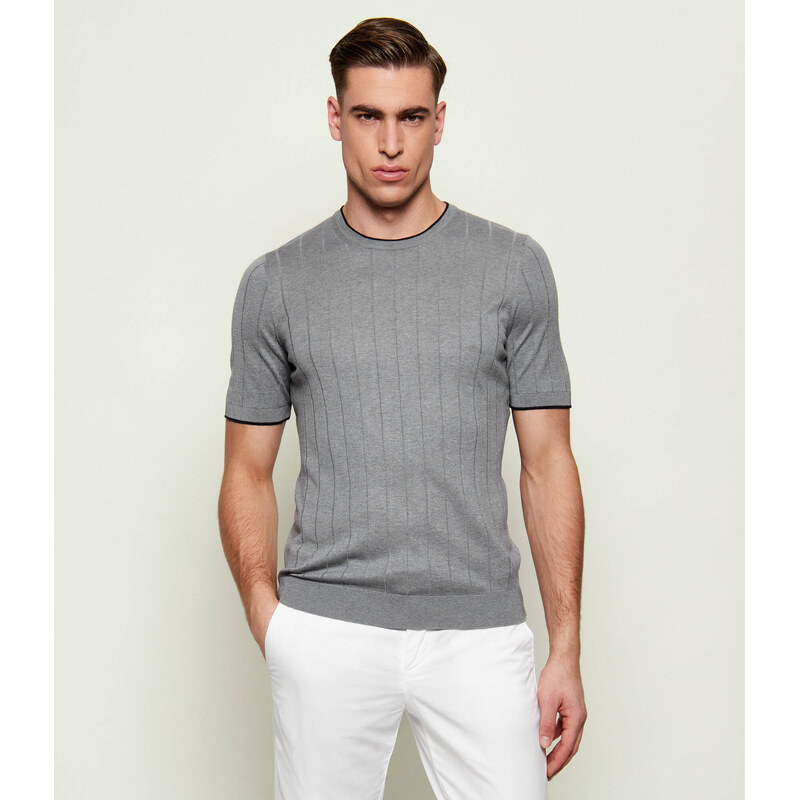 Gran Sasso Hedvábný svetr | Slim Fit