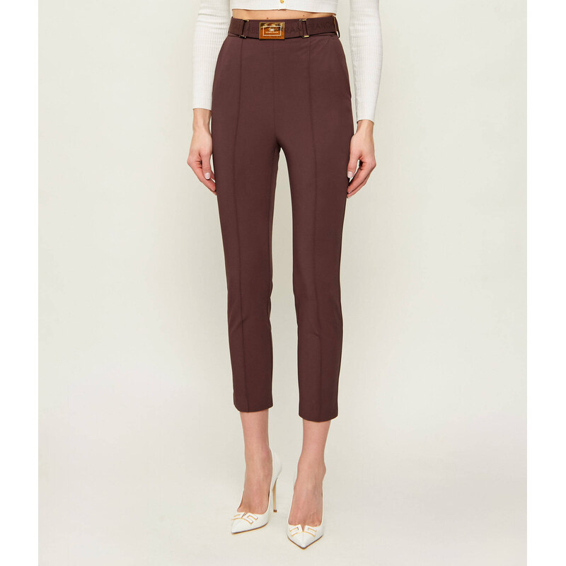 Elisabetta Franchi Kalhoty s páskem | Slim Fit
