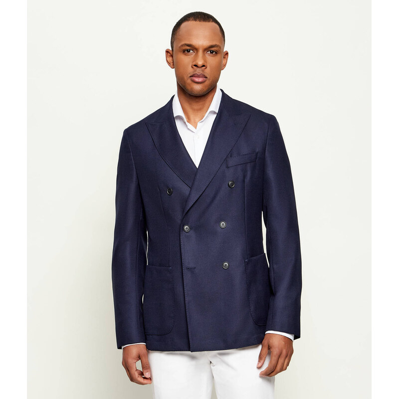 BOSS BLACK Vlněná sako C-Hanry-DB-262 | Slim Fit