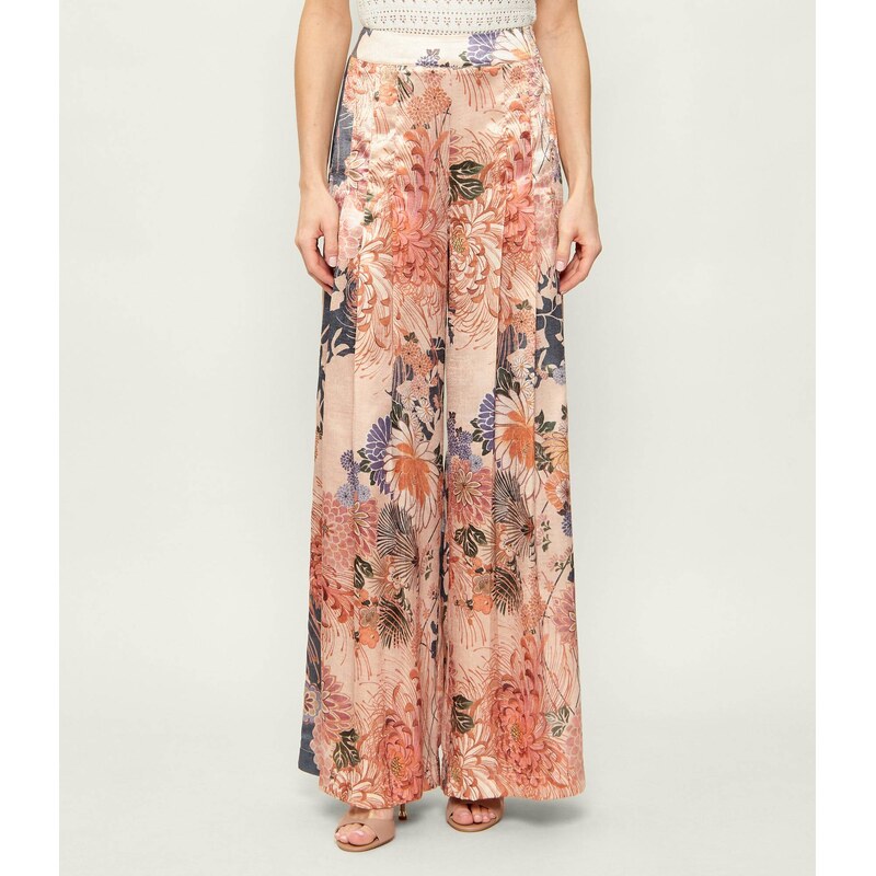 GUESS Saténová kalhoty | Relaxed fit 112879835