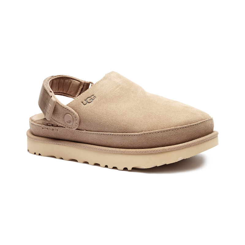 UGG Pantofle typu mules GOLDENSTAR CLOG | semiš 103569474
