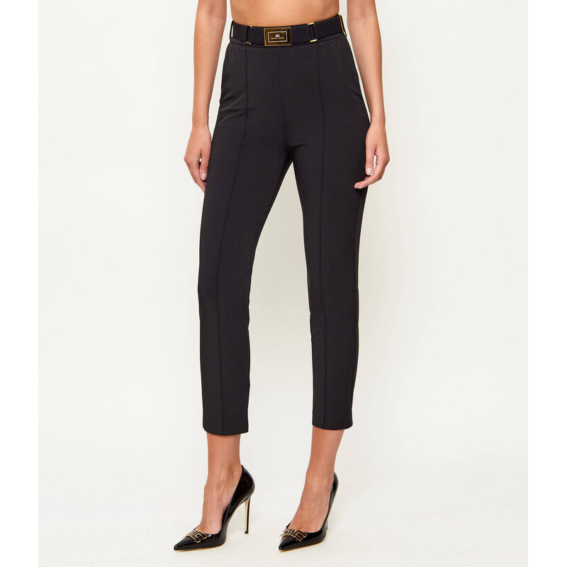 Elisabetta Franchi Kalhoty s páskem | Slim Fit