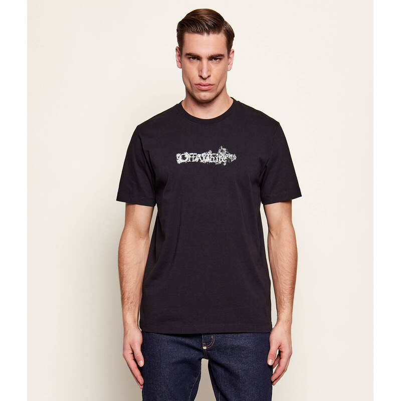 OFF-WHITE Tričko HERALDIC TRESHOLD ARROWS | Slim Fit