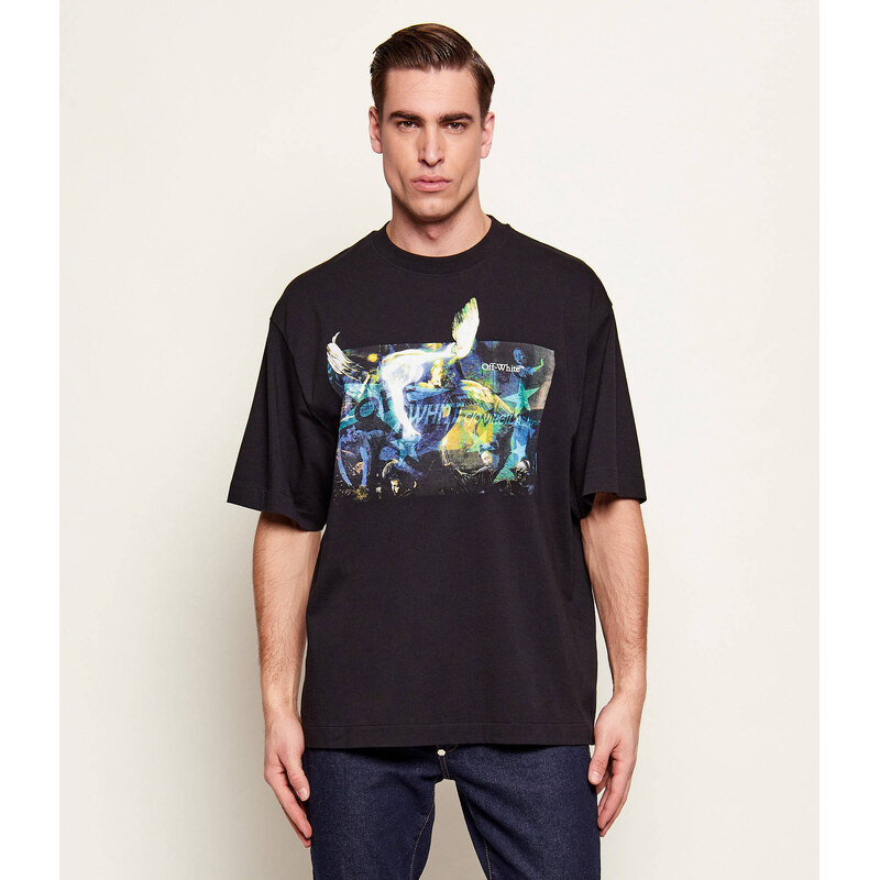 OFF-WHITE Tričko REVE CARAVAGGIO | Relaxed fit