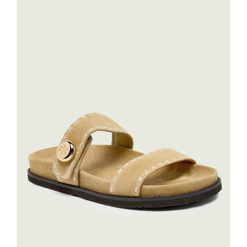 TORY BURCH Pantofle ROMY | semiš