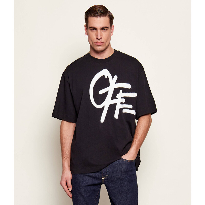OFF-WHITE Tričko SHARED SPRAY LOGO | Relaxed fit