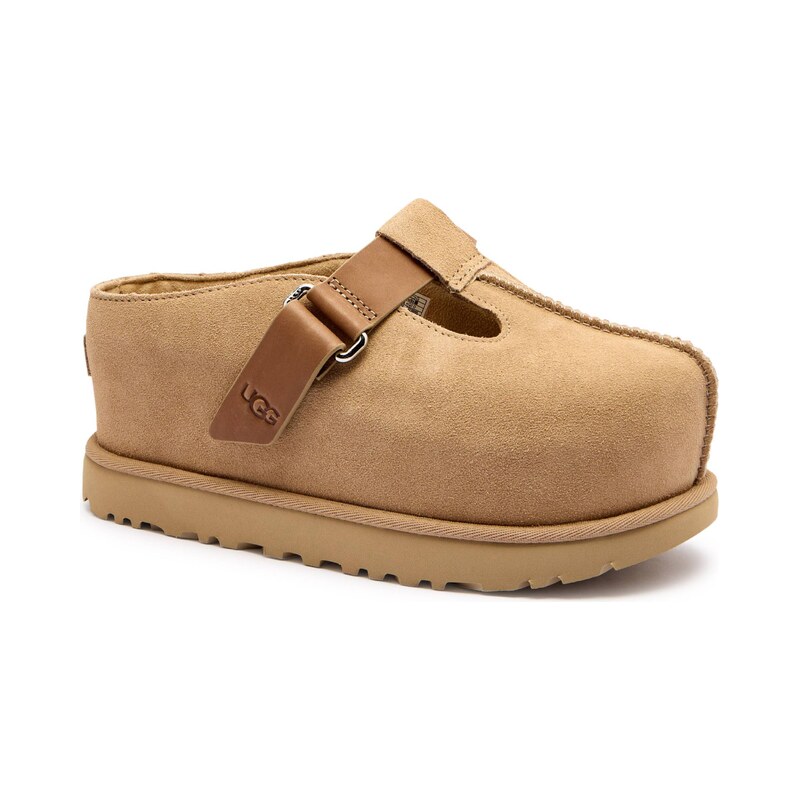 UGG Pantofle typu mules Goldenstar Hi | semiš 104600950
