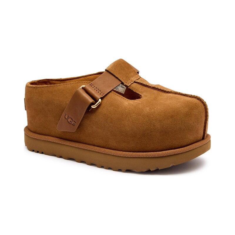 UGG Pantofle typu mules Goldenstar Hi | semiš 104653498