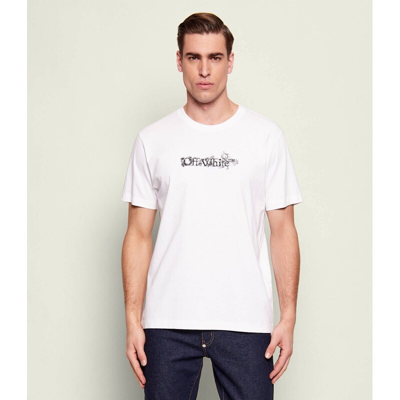OFF-WHITE Tričko HERALDIC TRESHOLD ARROWS | Slim Fit