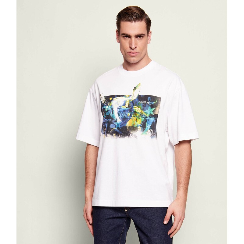 OFF-WHITE Tričko REVE CARAVAGGIO | Relaxed fit