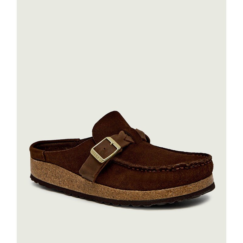 Birkenstock Pantofle typu mules Buckley Braided | narrow fit | | semiš