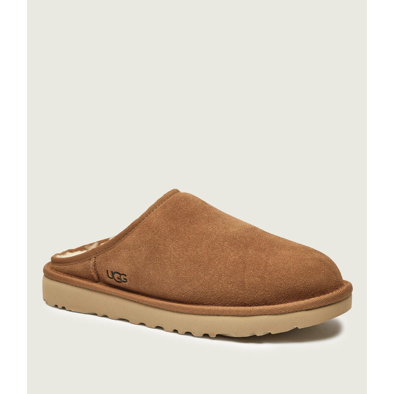 UGG Ohřívá pantofle typu mules CLASSIC | s příměsí vlny | zamsz