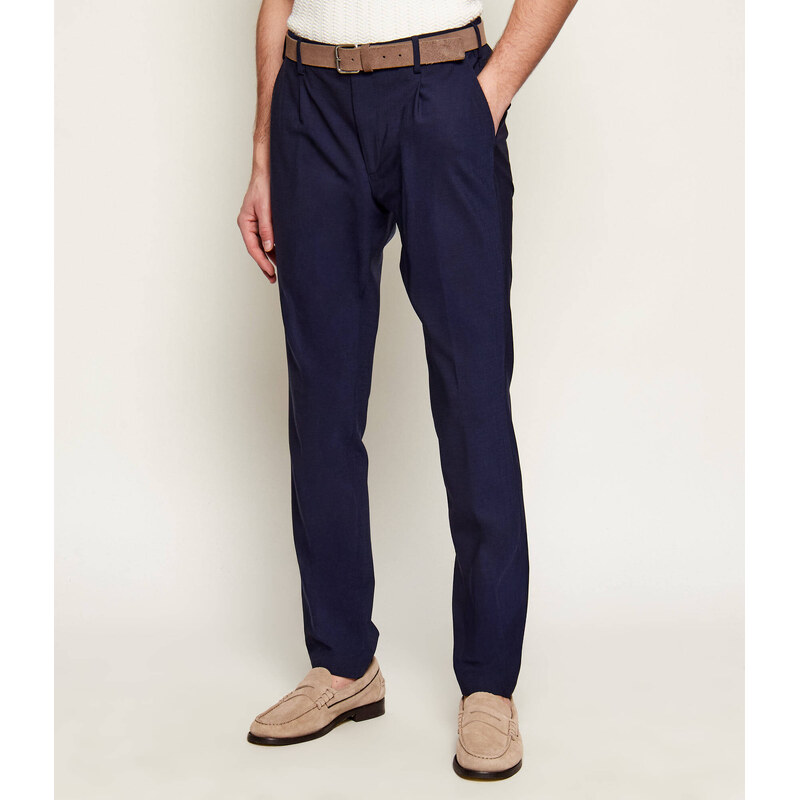 Eleventy Vlněné kalhoty MILANO | regular fit