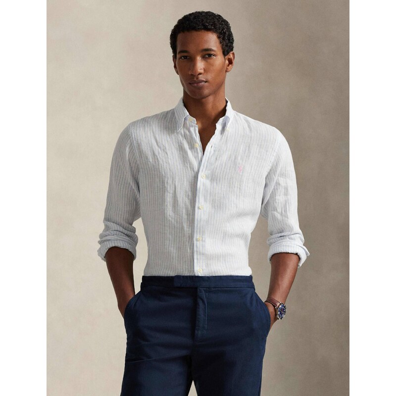 POLO RALPH LAUREN Lněná košile | Slim Fit