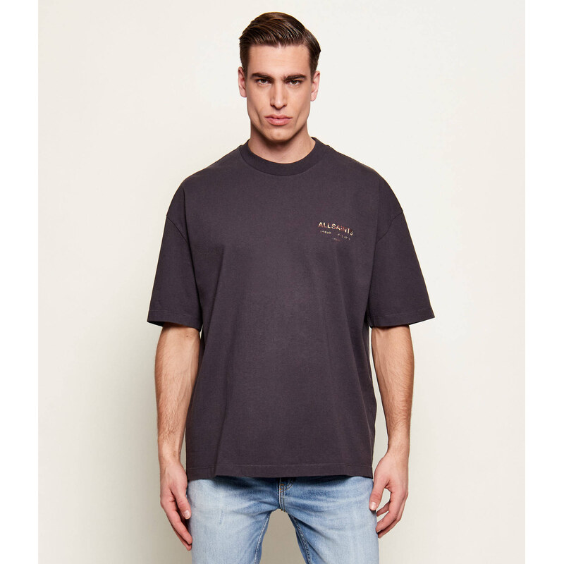AllSaints Tričko UNDERGROUND | Oversize fit