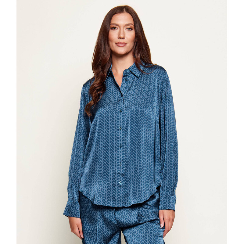 Michael Kors Saténová košile MK2000 | Relaxed fit