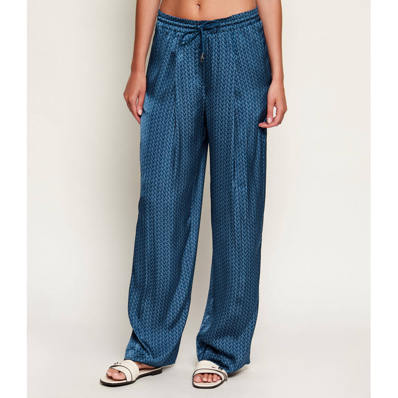 Michael Kors Saténová kalhoty MK2000 | Relaxed fit