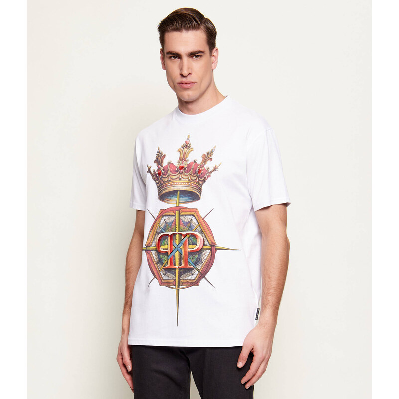 Philipp Plein Tričko Crown Hexagon | regular fit