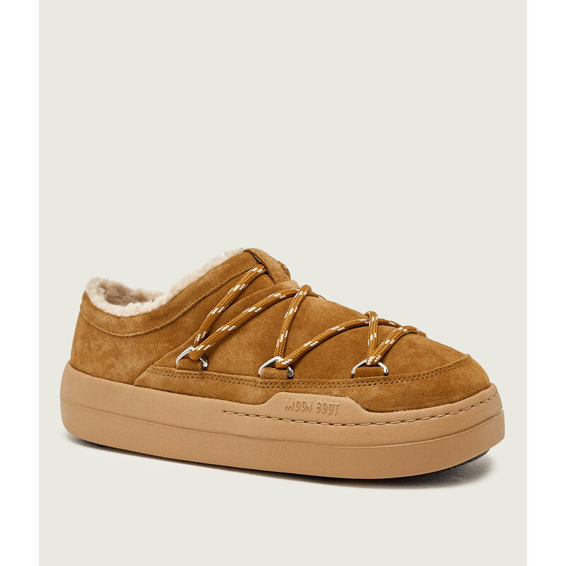 Moon Boot Sněhule PARK SLIPPER | semiš | shearling