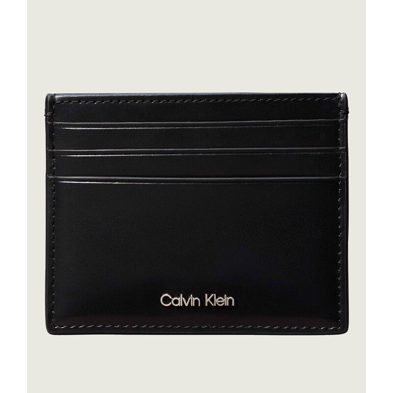 Calvin Klein Kožené pouzdro na karty