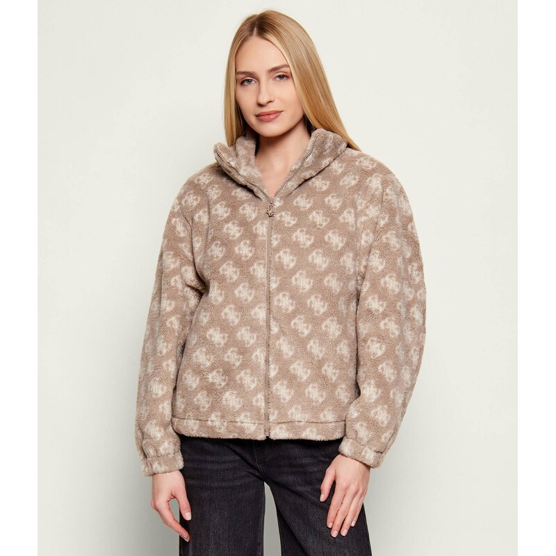 GUESS ACTIVE Fleecová mikina LOUISE | regular fit