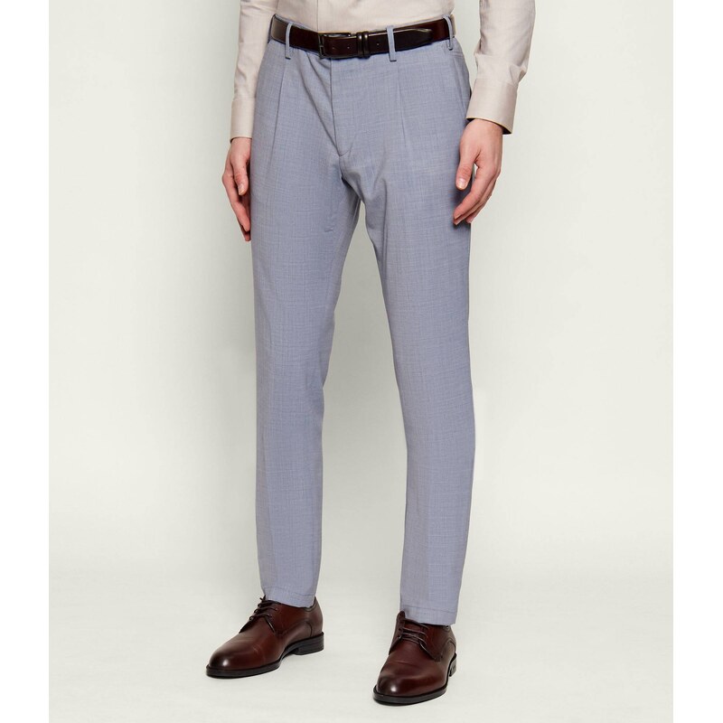 Eleventy Vlněné kalhoty MILANO | regular fit