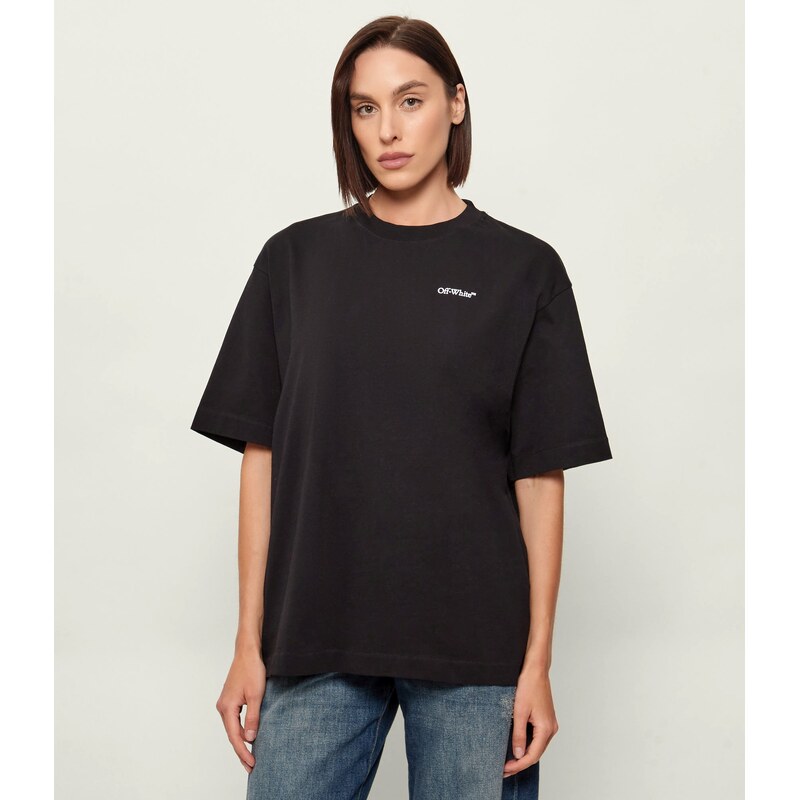 OFF-WHITE Tričko HALF ARROW SKATE | Loose fit