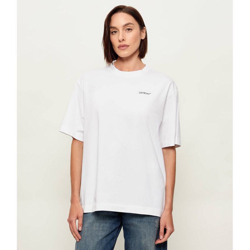 OFF-WHITE Tričko HALF ARROW SKATE | Loose fit