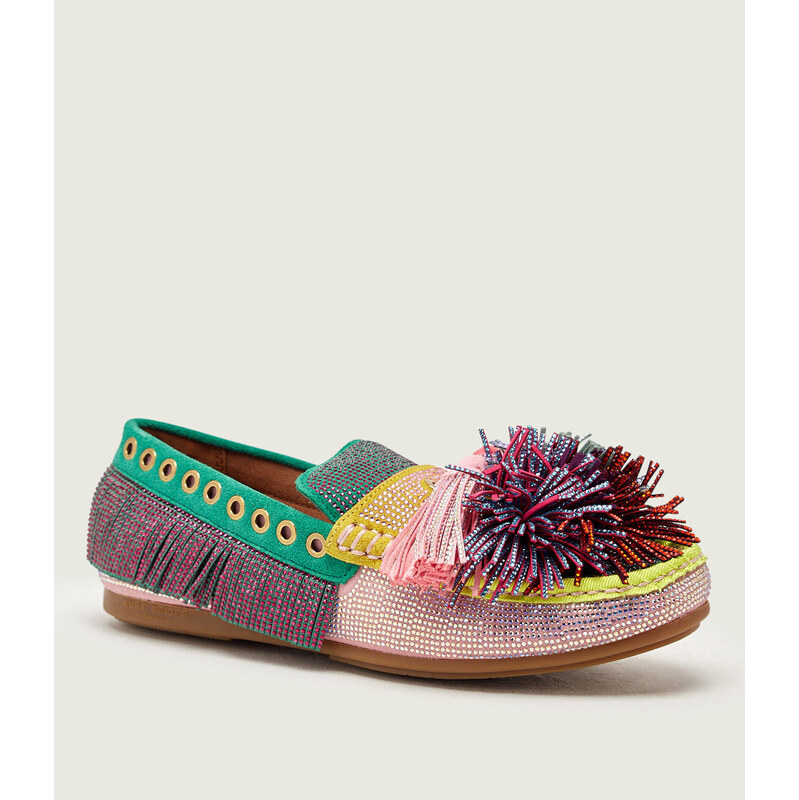 Kurt Geiger Mokasíny POM POM | semiš 112541919