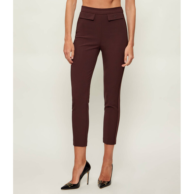 Elisabetta Franchi Cigaretové kalhoty | Slim Fit