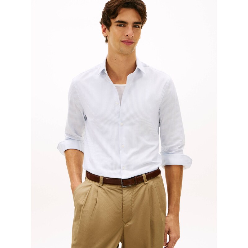 Tommy Hilfiger Košile | strech | | Slim Fit přidáním lnu
