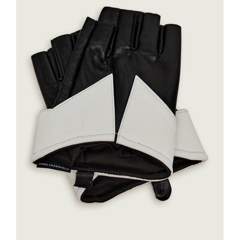 Karl Lagerfeld Kožené rukavice k/essential