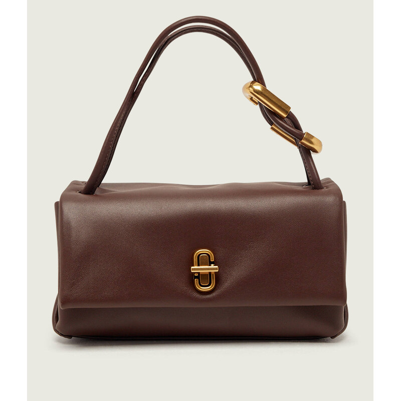 Marc Jacobs Kožená kabelka na rameno The Mini Dual Bag