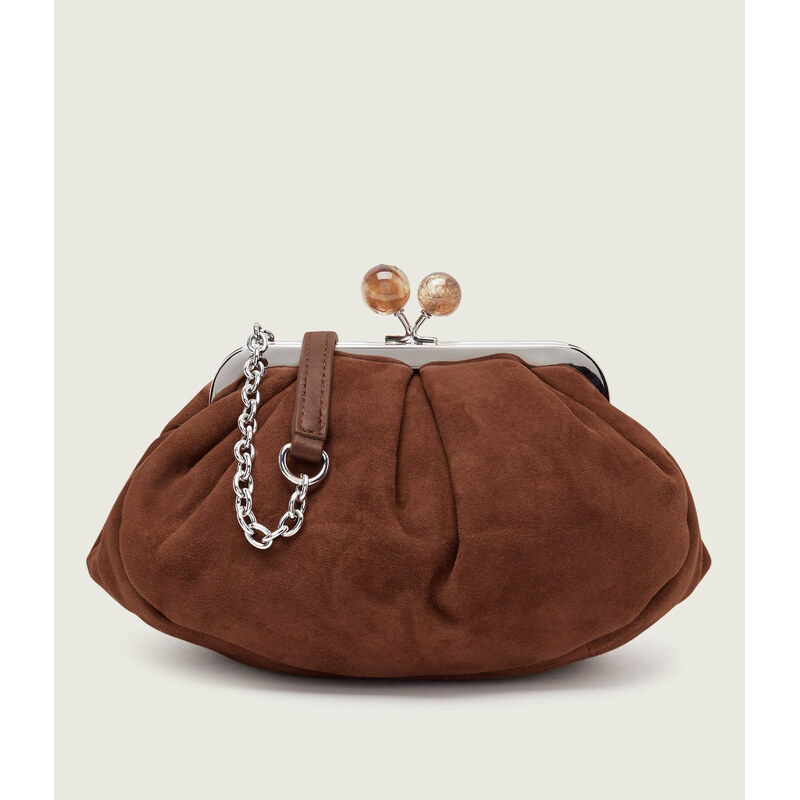 Weekend MaxMara Kabelka na rameno WKAVALOIS Pasticcino | semiš 112486819