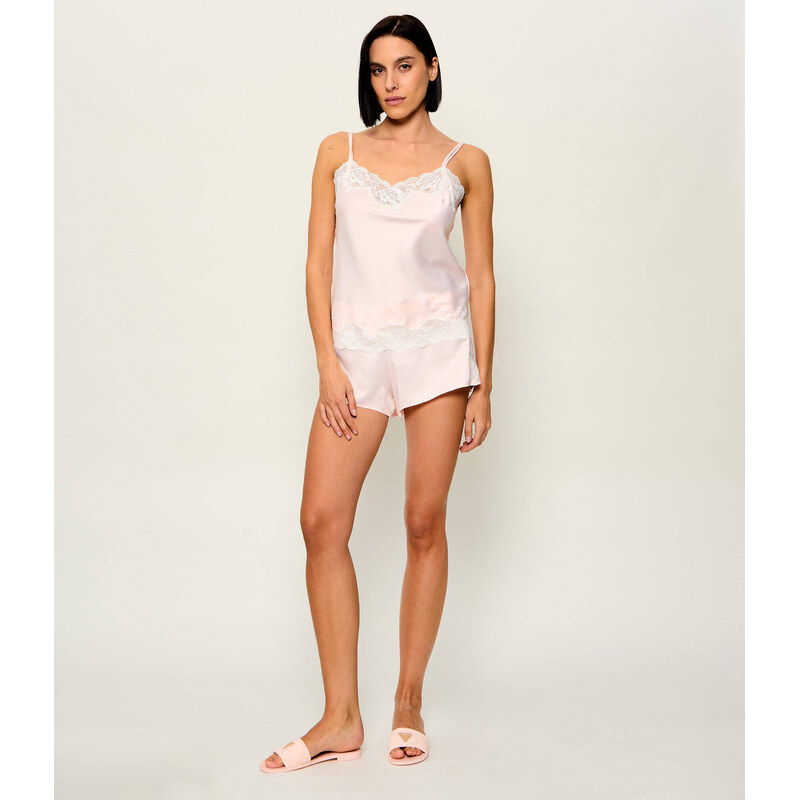 LAUREN RALPH LAUREN Saténová pyžamo | Relaxed fit