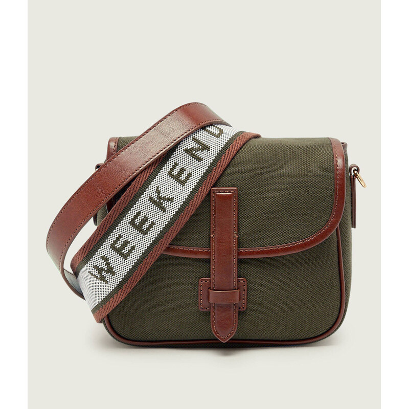 Weekend MaxMara Crossbody kabelka WKAGAP s přídavkem kůže 115611780
