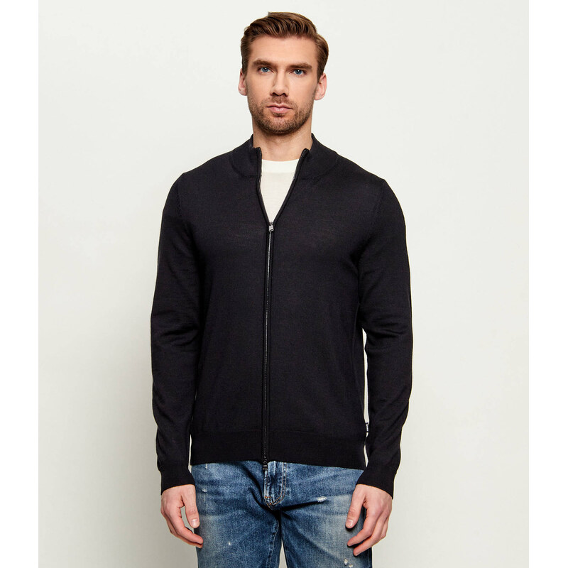BOSS BLACK vlněný svetr balonso | regular fit