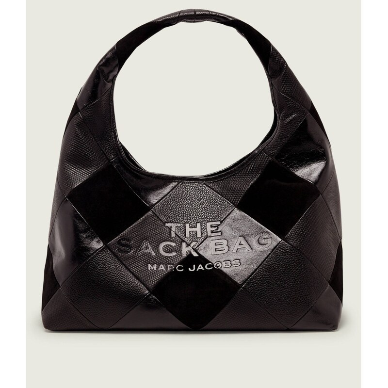 Marc Jacobs Kožené hobo kabelka The Suede Patchwork Sack Bag