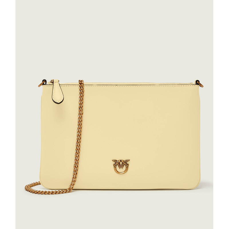 Pinko Kožená psaníčko Flat Classic Vitello Seta