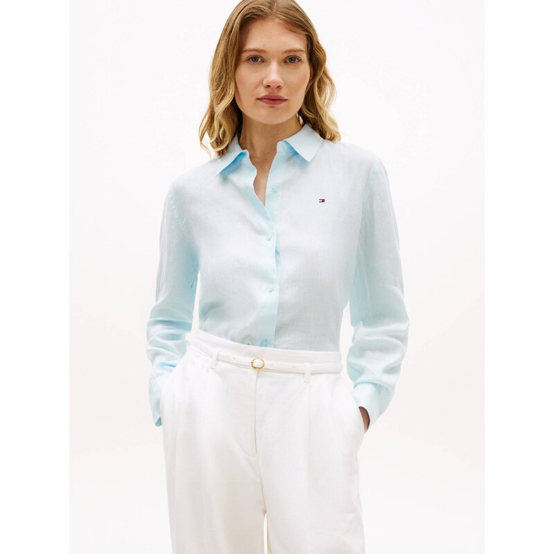 Tommy Hilfiger Lněná košile | Relaxed fit